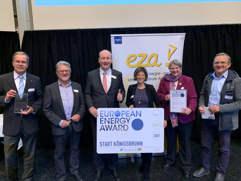 Verleihung des European Energy Award an Königsbrunn